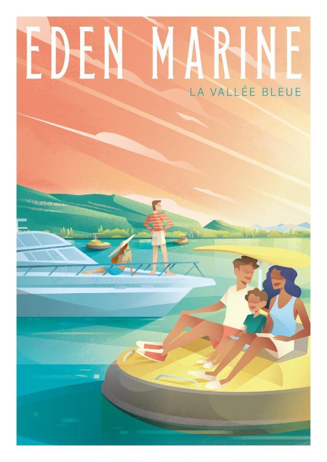 ホテル Eden Marine Montalieu-Vercieu エクステリア 写真